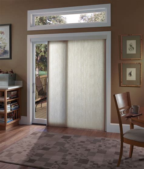 Sliding door window coverings - Buyer's Guide. Window Coverings for Sliding-Glass Doors. January 14, 2021 By Hunter Douglas. If you’re looking to cover your sliding-glass doors, how do you know which window treatments will work best?